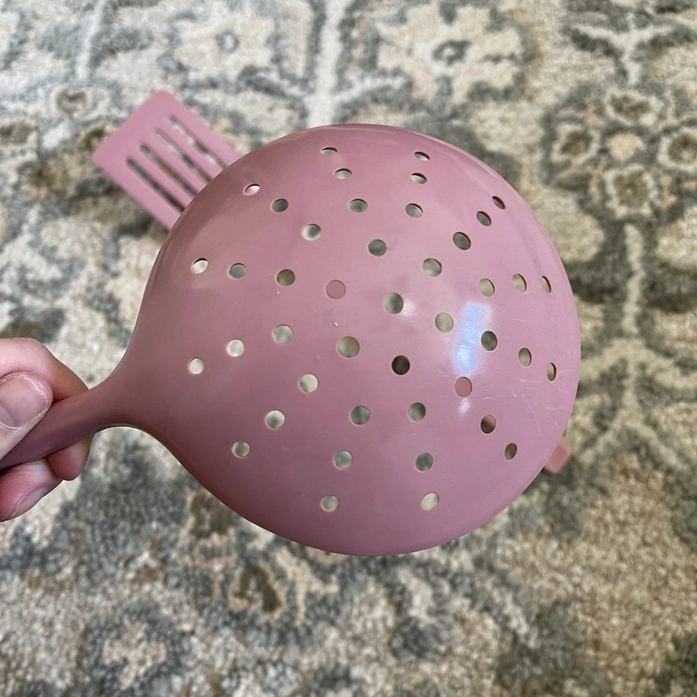 Vintage Pink Copco Melamine Kitchen Utensil Set‎ Slotted Spoon Spatula Turner